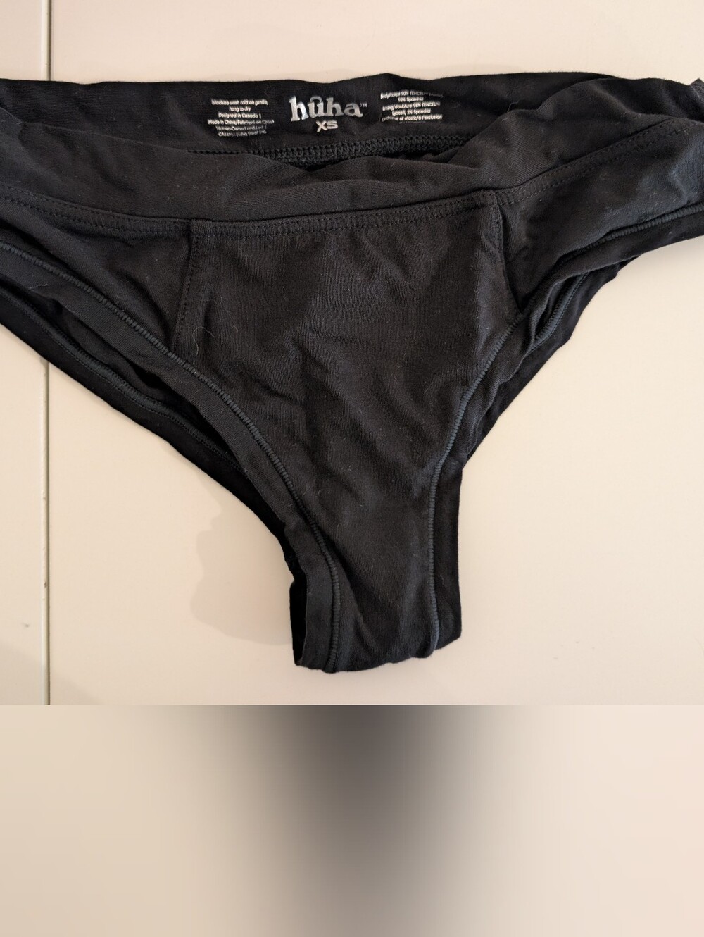 NWT Huha Black Women Cheeky Panty
